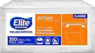 PAPEL TOALHA INTERFOLHADO FOLHA SIMPLES ELITE CLASSIC COM 350 FOLHAS, Elite Professional