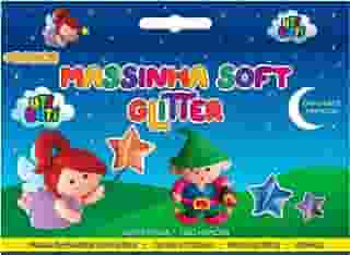 Massa de Modelar, Uti Guti, 26000, Glitter, 12 Cores