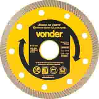 Vonder, Disco De Corte Diamantado, 110 Mm, Para Porcelanato, Ultrafino.