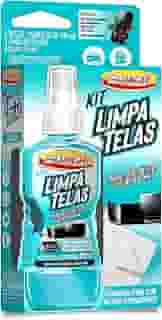 Luxcar Kit Limpa Telas 120 ml + Pano Aplicador - Fórmula Ativa Álcool Isopropílico