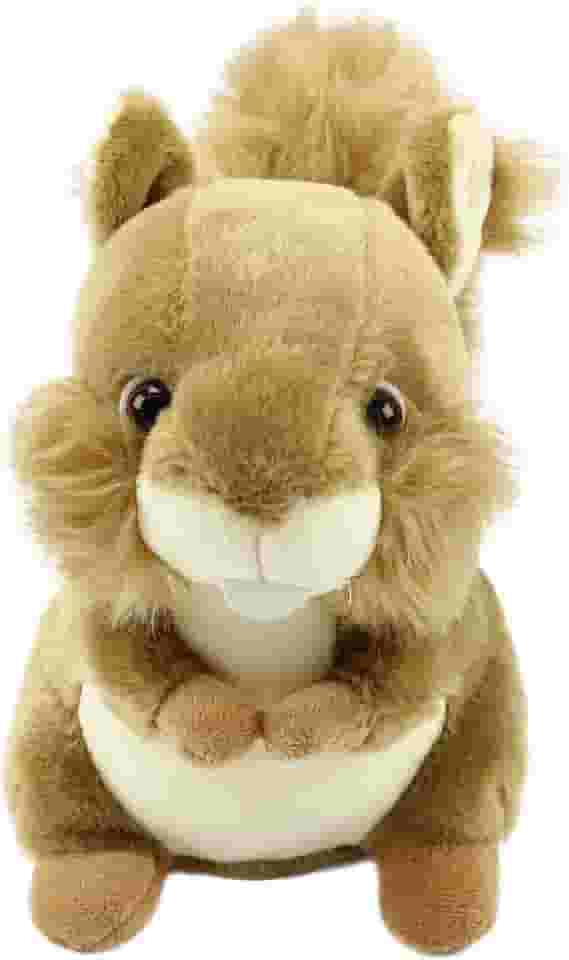 Pelúcia Esquilo Rabinho Peludo 20cm BBR Toys