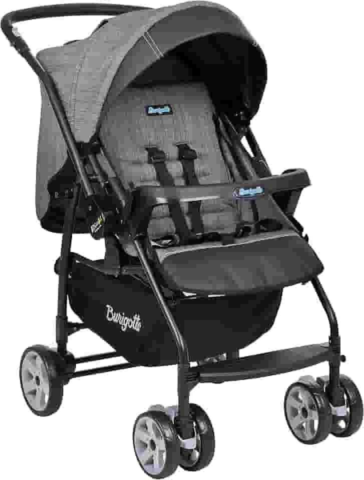 Burigotto Carrinho de Bebê Rio K, Mesclado Preto