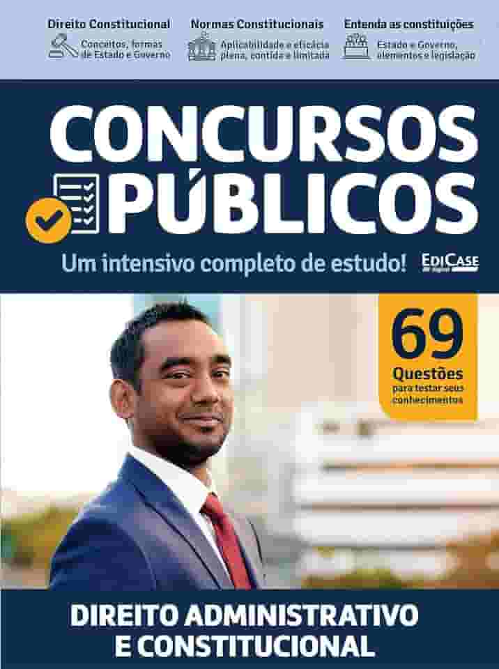Livro Concursos Públicos 1 - Direito Administrativo e Constitucional: Um intensivo completo de estudo!