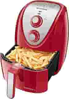 Fritadeira Sem Óleo Air Fryer 5L, Mondial, Vermelho/Inox, 1900W, 220V - AFN-50-RI