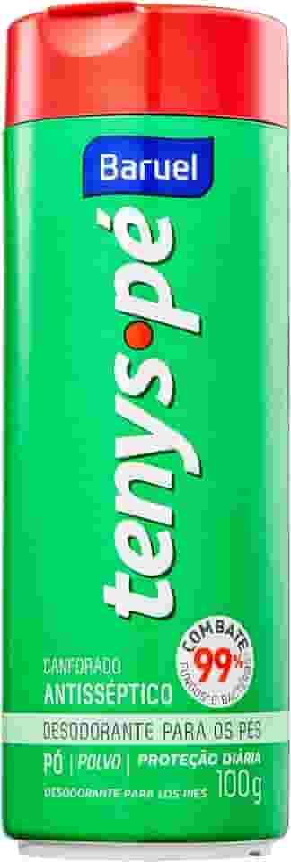 Tenys Pé Baruel Canforado Pó 100g - Desodorante em pó para os pés