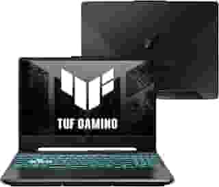 Notebook ASUS TUF Gaming A15, GeForce RTX 2050, AMD RYZEN 7, 16 GB, 512 GB SSD, W11 Home, Tela 15.6'' FHD, Graphite Black - FA506NFR-HN060W
