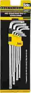 EDA Chaves Torx Tipo L 9 Peças Extra Longas Eda
