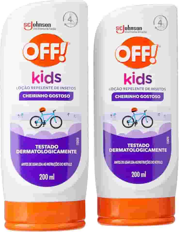 OFF! Kids Loção Repelente de Insetos, 2 Unidades de 200ml