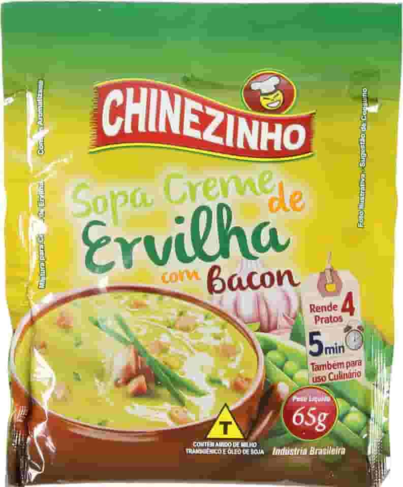 Chinezinho Sopa De Creme De Ervilha Com Bacon 45 Gramas