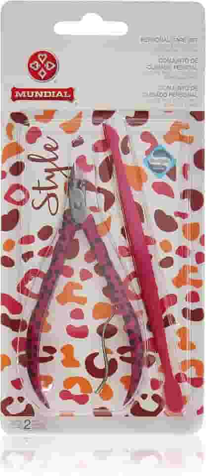 Mundial Alicate cuticula +Espatula (758) Estampado