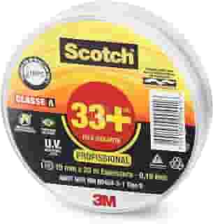 Scotch, 3M, Fita Isolante, 33+, 19mm x 20m, Preta