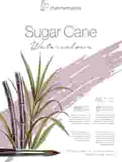 Sugar Cane Watercolour 290 g/m², bloco aquarela, textura fina, A5, 12 fls