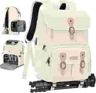 RAINSMORE Mochila para câmera DSLR/SLR Bolsa para câmera profissional de fotógrafos