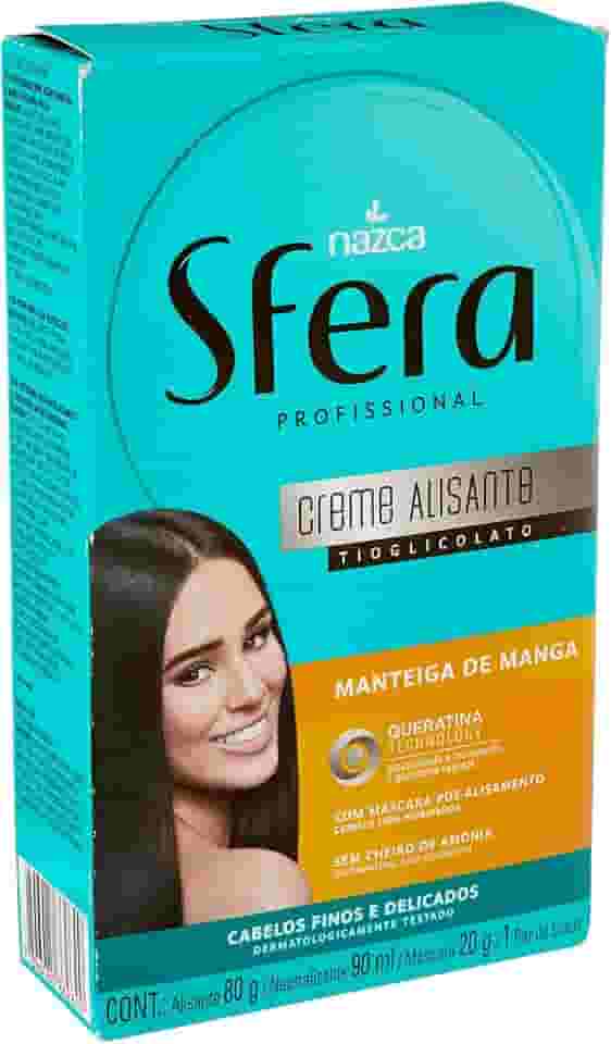 NAZCA Crema Alisante Manteiga Manga E Queratina Multicor Sfera 170 Ml