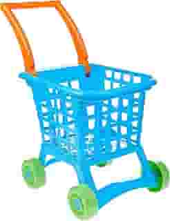 Carro Mercado Pitica, Tilin Brinquedos, Rosa/verde/azul, Médio