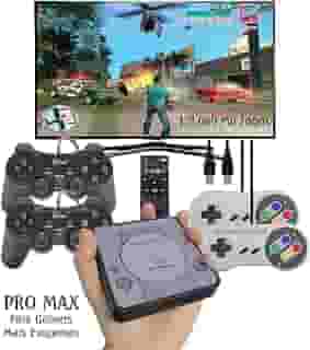 Video Game RetroStation PRO Max + 178 Mil Jogos + 4 Controles + Atualizado