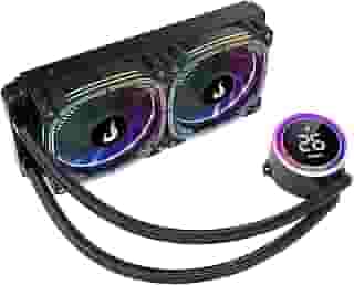 Water Cooler 240mm | Rise Mode | Aura Ice Black Argb