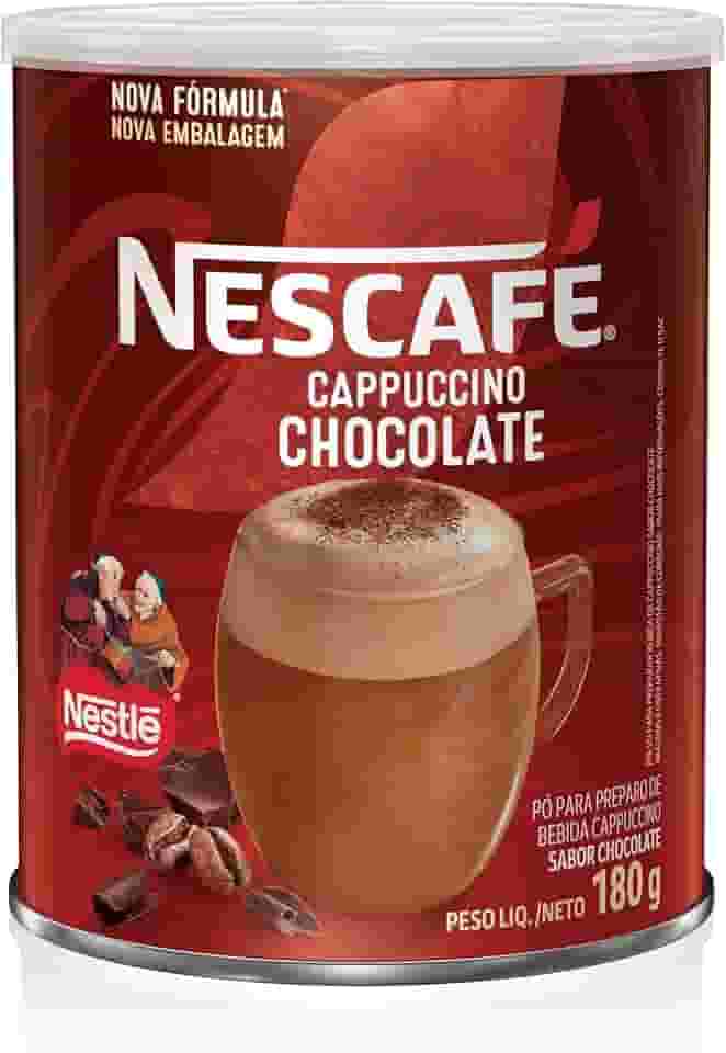 Café Solúvel Nescafé Cappuccino Dois Frades Lata 180g
