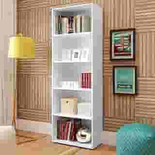 Estante Livreiro com 5 nichos MULTY cor Branco - Artely