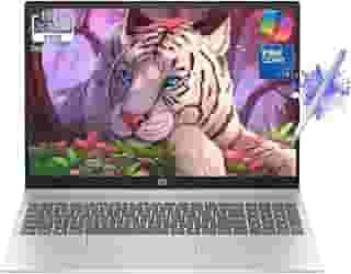 HP Laptop com tela sensível ao toque de 15,6 polegadas - FHD (1920 x 1080) - Processador Intel Core 5 - 16 GB - SSD PCIe de 1 TB - PC Copilot - Webcam Wi-Fi 6-720p - Windows 11 Home - com Stylus