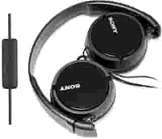Sony Over Ear Melhor Estéreo Extra Bass Fones de Ouvido Portáteis Fone de Ouvido para Apple Iphone Ipod/Samsung Galaxy/Mp3 Player/3,5 Mm Jack Plug Celular com Microfone (Preto)