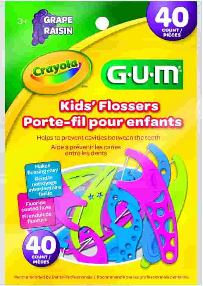 G-U-M Gum Crayola Fio dental infantil