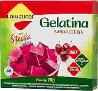 Lowcucar Gelatina Lowçucar Plus Com Stevia Sabor Cereja 10G