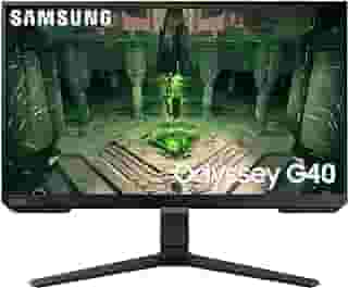 SAMSUNG Monitor Gamer Odyssey 25', FHD, 240 Hz, 1ms, com ajuste de altura, HDMI, DP, Gsync, Freesync, Preto, Série G40