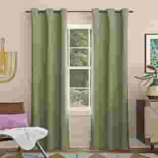 Sun Zero Painel de cortina com ilhós blackout de economia de energia Easton, 101,6 cm x 213,3 cm, verde sálvia