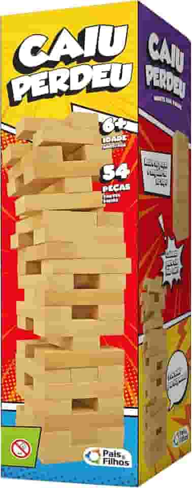 Pais & Filhos - Caiu Perdeu, 54 Pçs, idade mínima recomendada - 6 anos