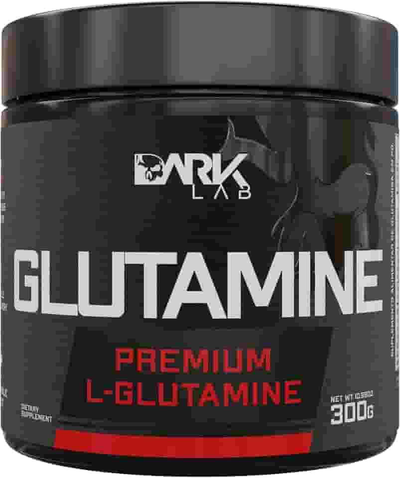 Glutamina Dark Lab 100% Pura, 300g, Recuperação Muscular e Sistema Imunológico