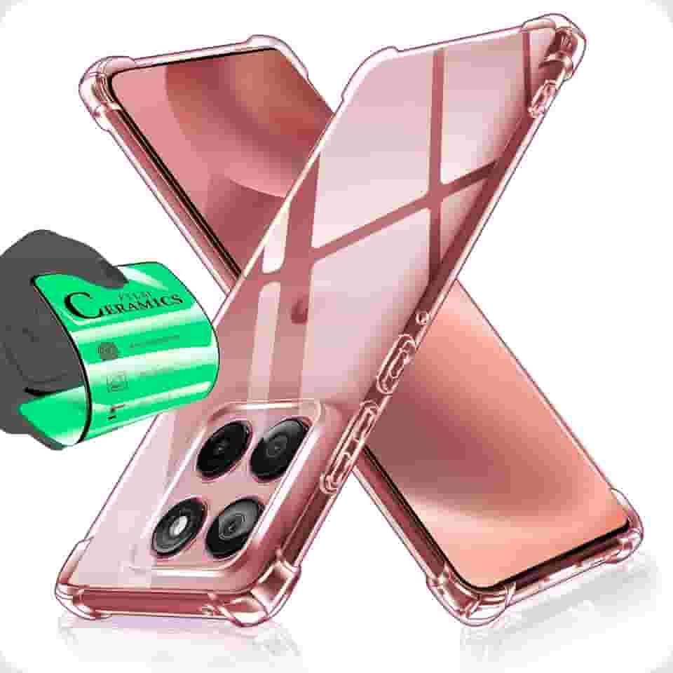 Capa Capinha Anti Shock Transparente + Película Para Motorola Edge 60 Pro