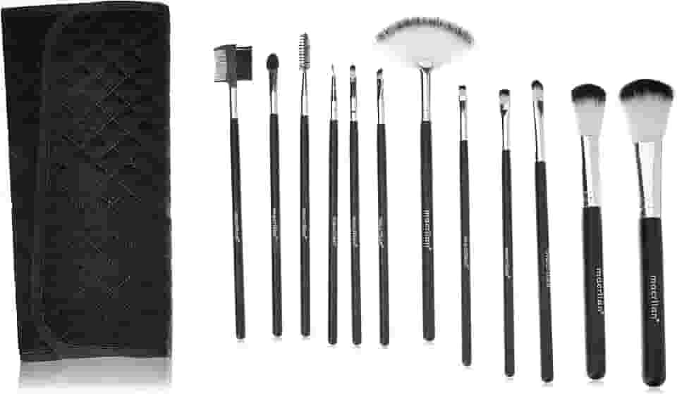 Macrilan Kit Com 12 Pincéis Para Maquiagem - Kp1-5E