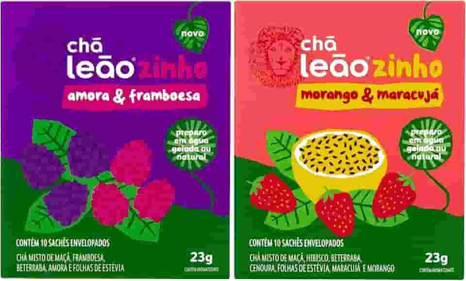 Combo Chá Leãozinho Água Gelada - 20 Sachês (2 Sabores)