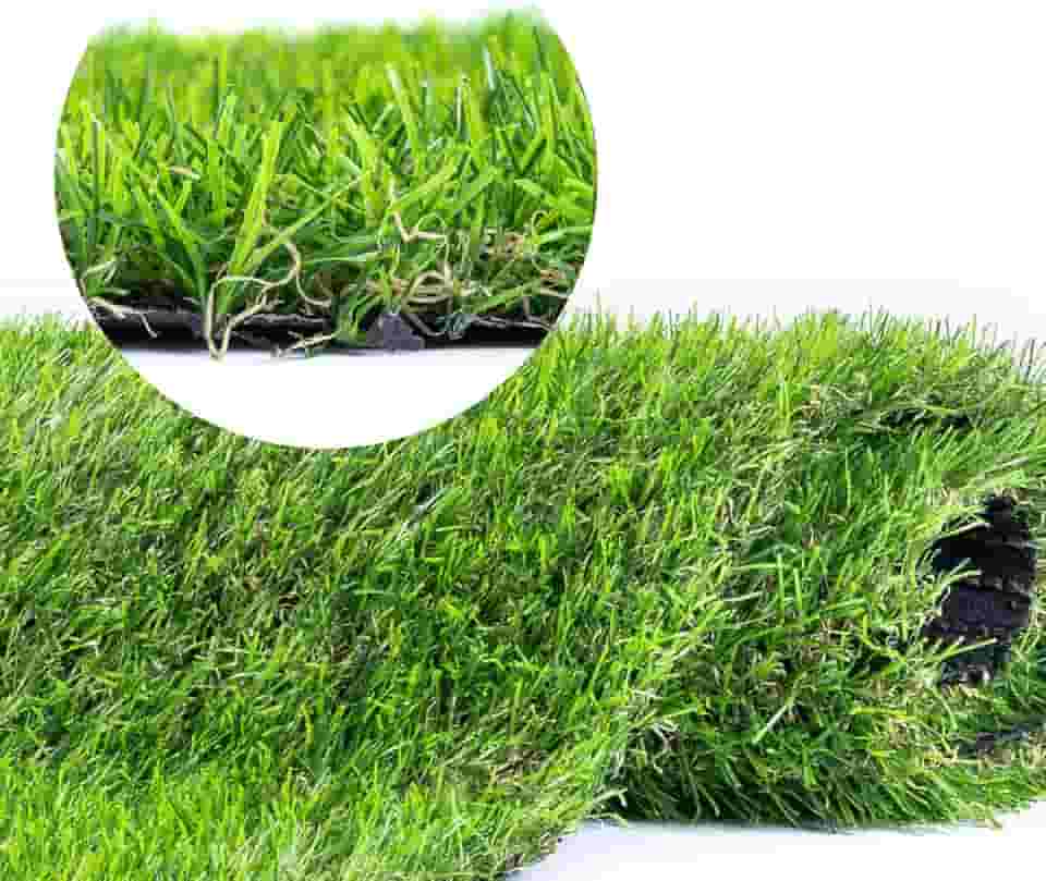 Grama Sintética 30mm Bicolor Soft Semelhante Natural - Por m2 (2m² - 2m x 1m)