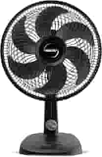 Ventilador de Mesa Mallory Turbo Compact 30 cm, Silencioso, Hélice de 6 pás, Grade Especial em Sistema TS, Máxima Vazão e Mínimo Ruído - 220V
