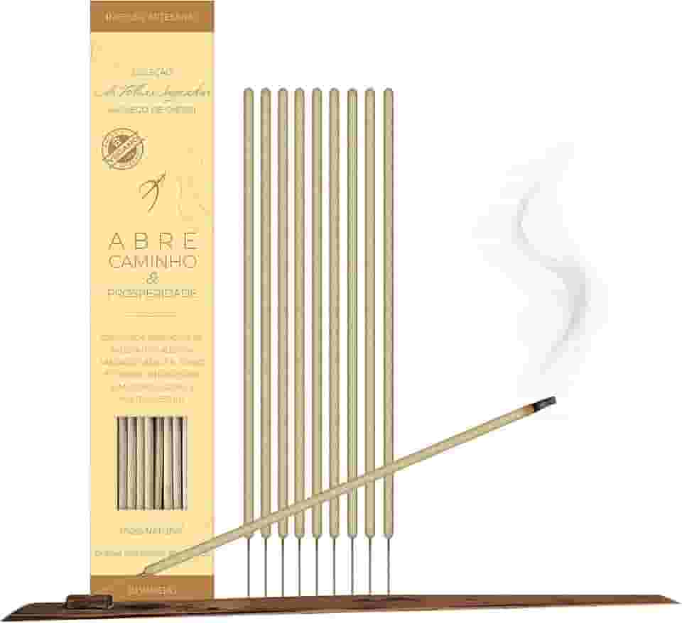 Casa Arole Incenso As Folhas Sagradas: Abre Caminho e Prosperidade | Aromaterapia + Óleos Essenciais + Florais de Bach por Diego de Oxóssi