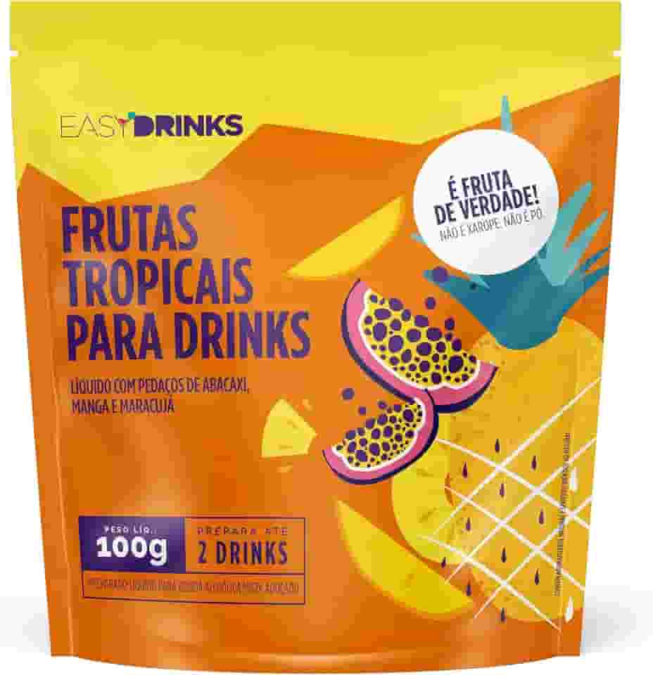 Frutas Tropicais para Drinks (100g) - Easy Drinks