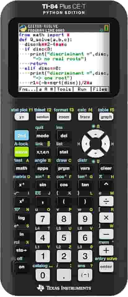 Texas Instruments - Calculadora gráfica TI-84 Plus CE-T P