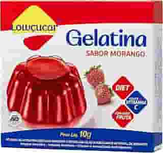 Lowcucar Gelatina Zero Morango 10G