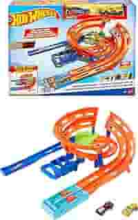 Hot Wheels Action Pista de Brinquedo Circuito Giro Veloz para crianças a partir de 4 anos