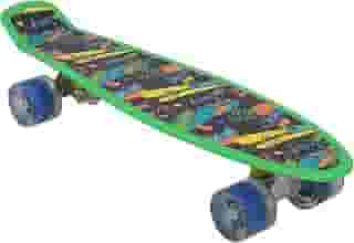 Zippy Toys, Skate Infantil Juvenil em Plástico com Luzes nas Rodas para Acima de 6 Anos Cruiser, Verde