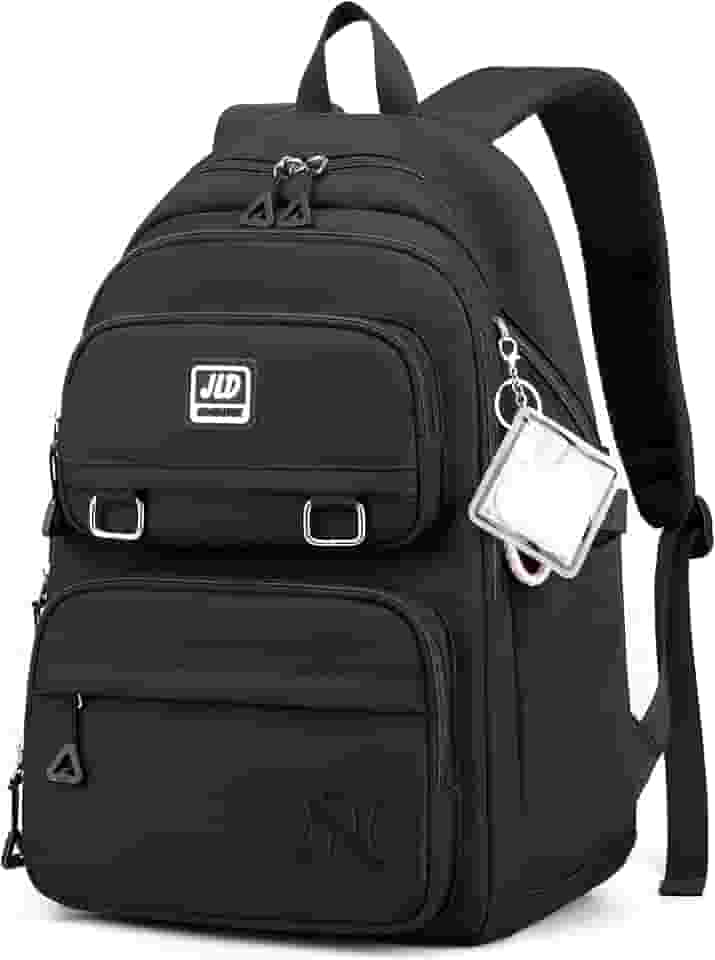 Mochila feminina bolsa escolar impermeável bolsa notebook 15,6 polegadas mochilas casual grande nylon