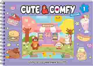 Cute & Comfy Super Extra Edição 01 - Livro de Colorir Adulto - Capa Dura Holográfica