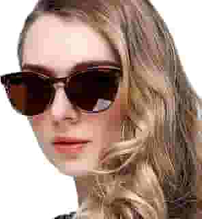 Óculos de Sol Feminino Polarizado Proteção UV400 Quadrado Osculos Mulher Vintage Clássico Sunglasses Women para Viagem Pesca Praia