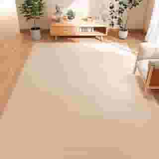 Tapete Sala 2,00 x 3,00 Grande de Sisal com Algodão Antiderrapante Juta Rústico Cru Bege Claro Areia Artesanal de Tear Decoração Natural Geométrico Versátil