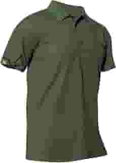 Camisa polo masculina de manga curta, secagem rápida, tática, golfe, camiseta de jérsei de ajuste regular