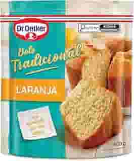 Dr.Oetker Dr. Oetker Bolo Tradicional Sabor Laranja Fácil Preparo Mistura Pronta Para Massa Sobremesa Fofinha E Saborosa 400G