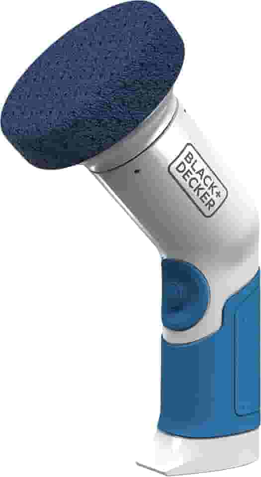 Escova elétrica de limpeza Black & Decker PKS160, branco/azul