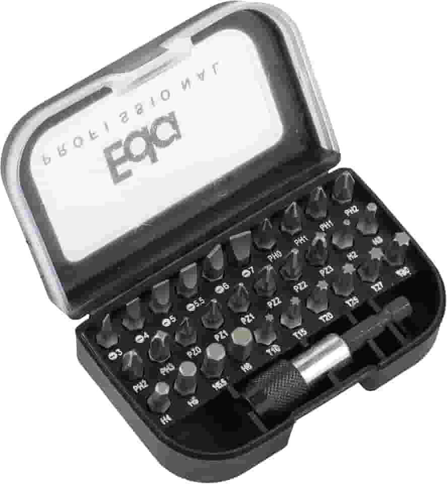 EDA Bits Para Furadeira Cromo Vanádio Com 31 Peças Eda